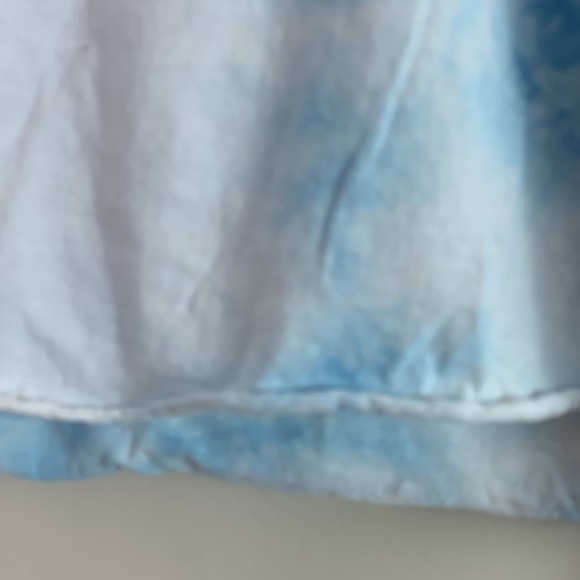 Pepsi Crop Top Women Large Tye Dye Long Sleeve Preowned 100% Cotton Graphic Tee - Picture 2 of 6